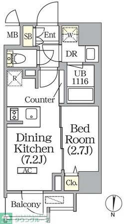 ボアビスタ上野御徒町の物件間取画像